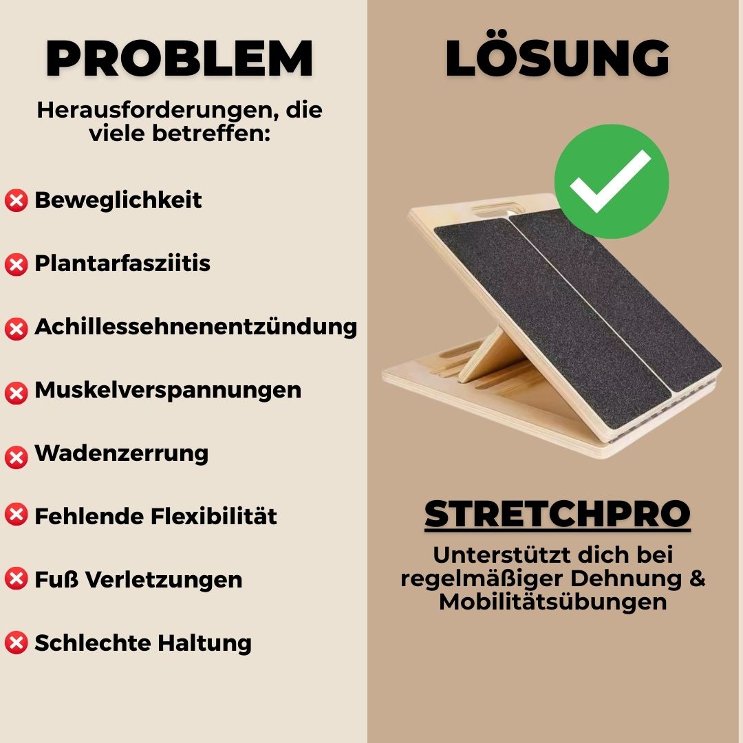 StretchPro - Das faltbare Dehnboard