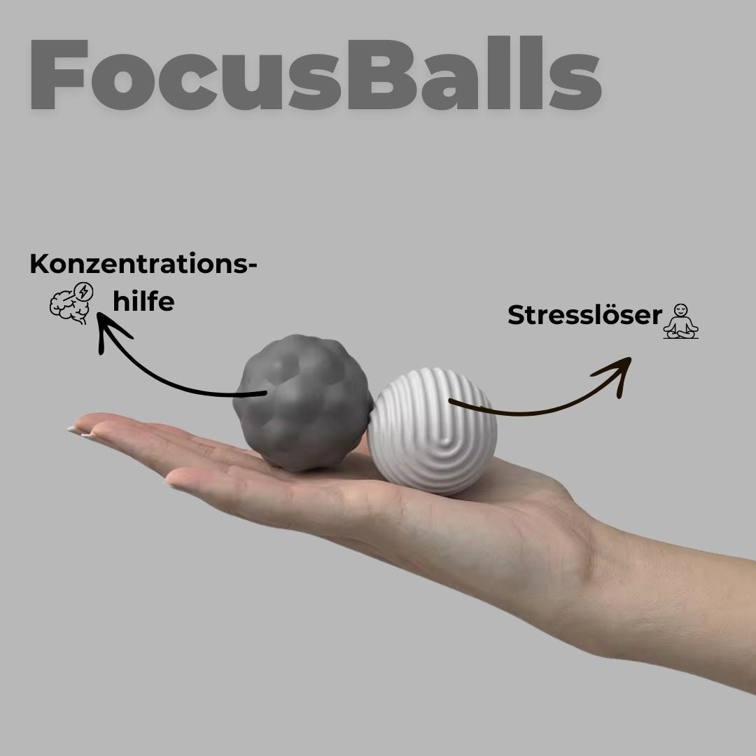 FocusBalls – 2 große magnetische Kugeln zur Stresslösung