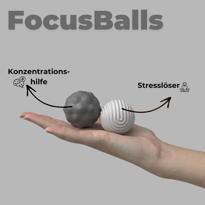 FocusBalls – 2 große magnetische Kugeln zur Stresslösung